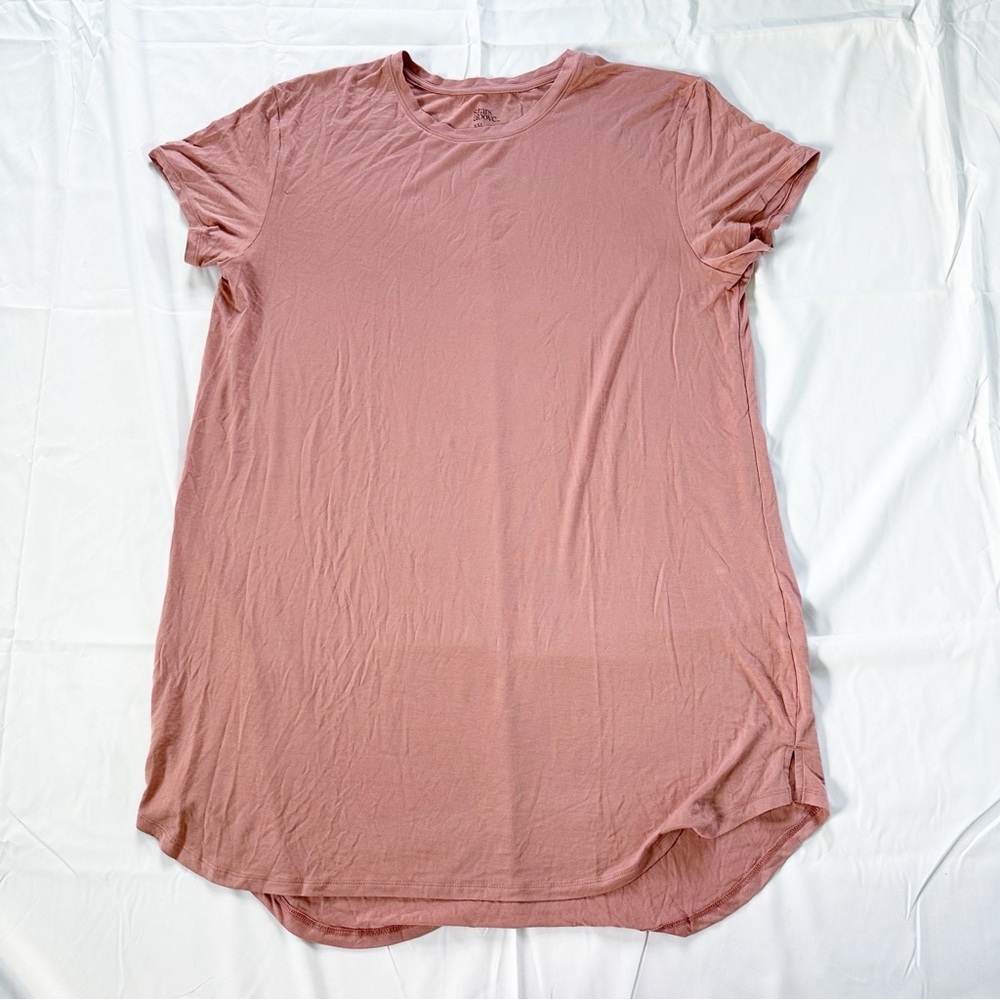 Stars Above Beautifully Soft Short Sleeve Dress - Pink XXL - Picture 2 of 10